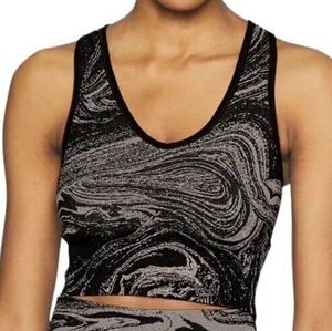Athleta🩶 Aurora Seamless Shine Tank Sports Bra Size XS